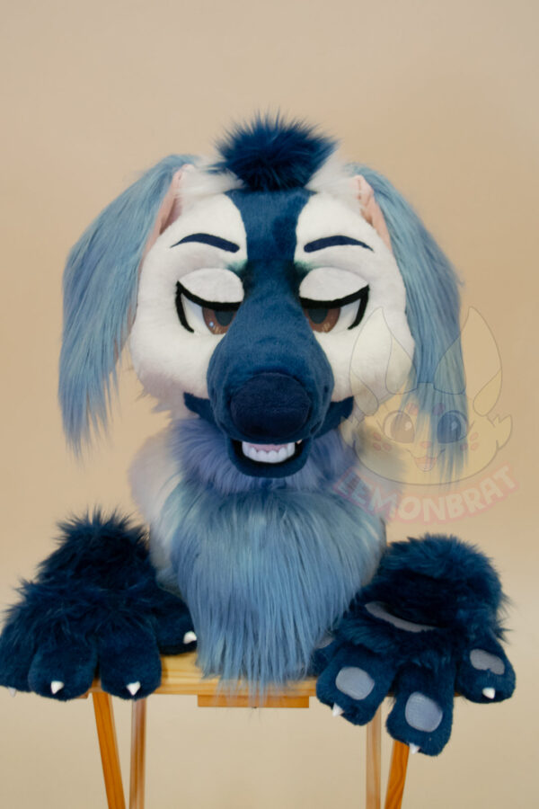 Cloudy Afghan Hound Partial Fursuit - Image 5